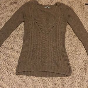 Winter light brown sweater